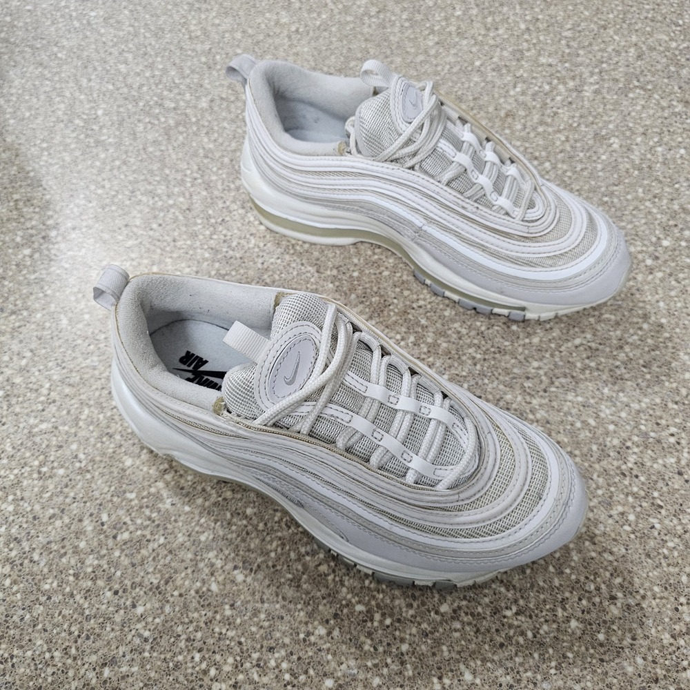 Nike Air Max 97 White/Pure Platinum Leather Women's 6